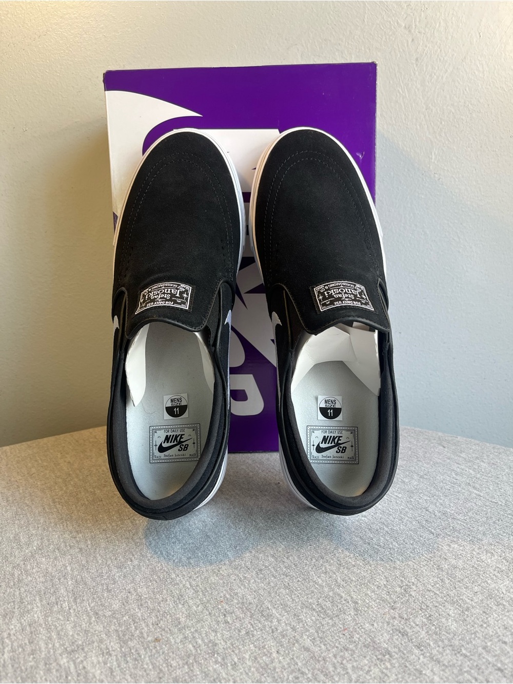 Nike SB Zoom Janoski+ Slip Black White Men's Shoe Size 11 FN5893 001 - Picture 8 of 12